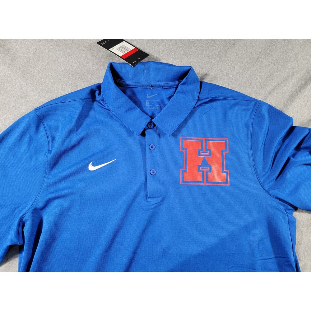 Nike Men's Dry Franchise‎ Polo Shirt Short Sleeve Royal Blue size Medium NEW